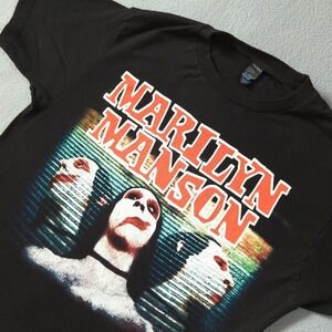 Marilyn Manson Sweet Dreams Are Made Of This Black T-Shirt Tultex Mens Medium